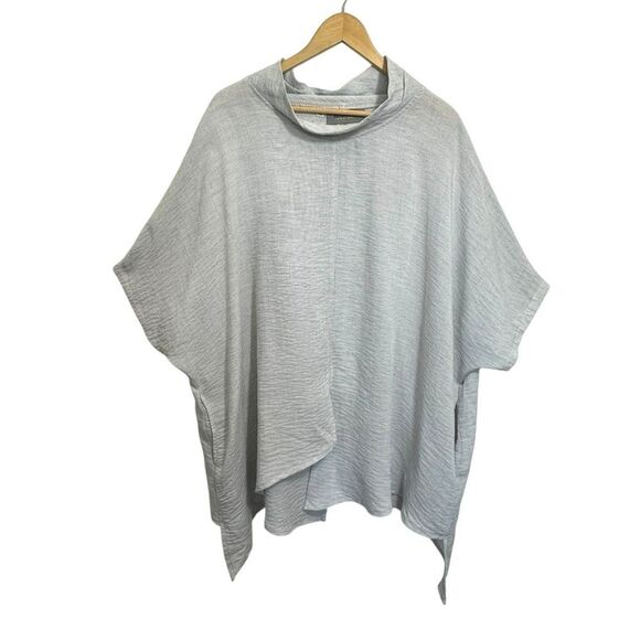 Eleven Stitch Design Asymetrical Lagenlook Oversized Layering Tunic Top OS - Picture 1 of 9